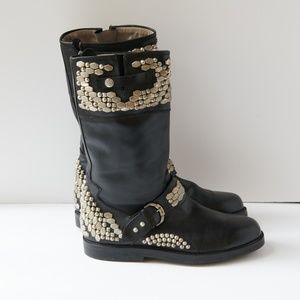 80s - SUSAN BENNIS - WARREN EDWARDS - Boots - Men's - 10 - BLK Leather